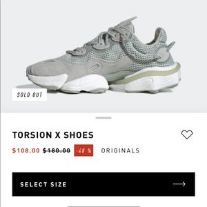 Men’s size 7 adidas Torsion X originals shoe